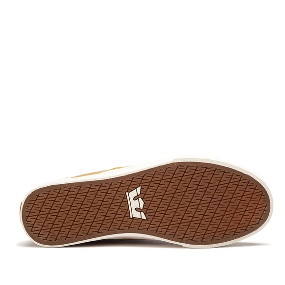 Supra Stacks Mens Mid high top sneakers shoes tan / bone 6.5 - Picture 3 of 6